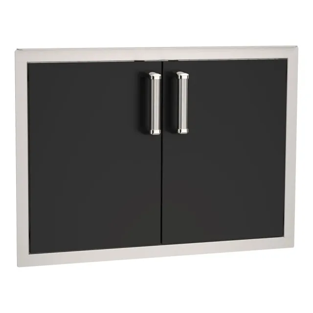 Fire Magic Echelon Diamond Black dubbele deur zwart