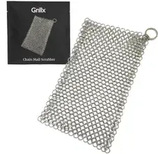 Sartons Chainmail scrubber gietijzer reiniger