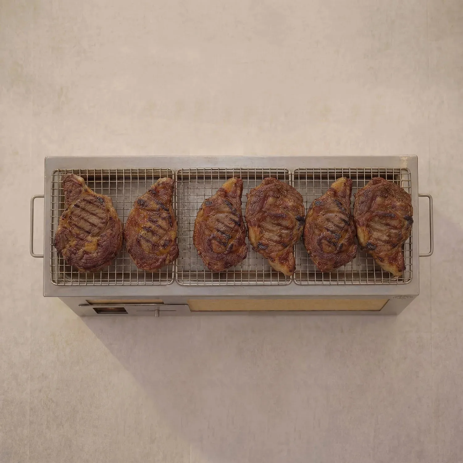 Kasai Grill Konro Long barbecue RVS frame 8-12 personen