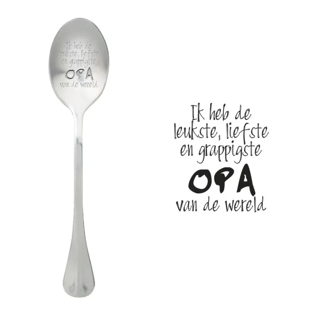 Sartons Ik heb de leukste liefste grappigste opa tegeltje