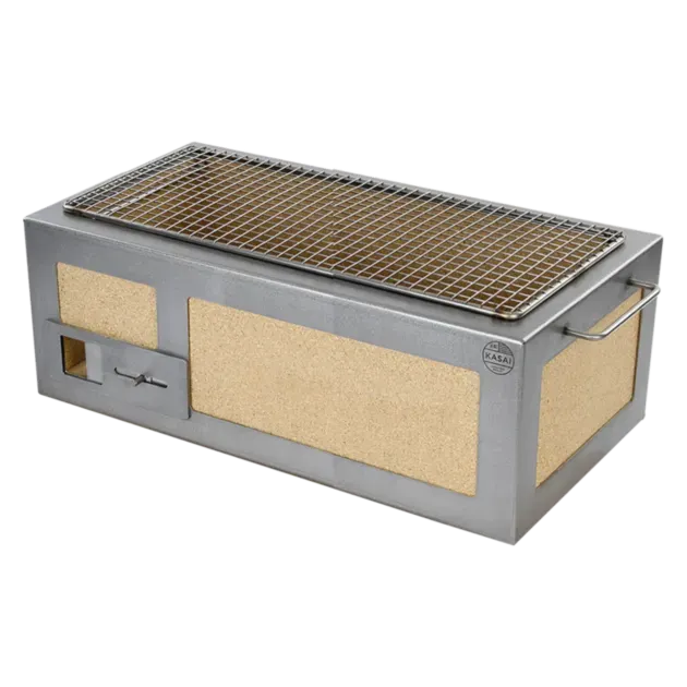 Kasai Grill Konro Medium Long barbecue RVS frame 4-8 personen