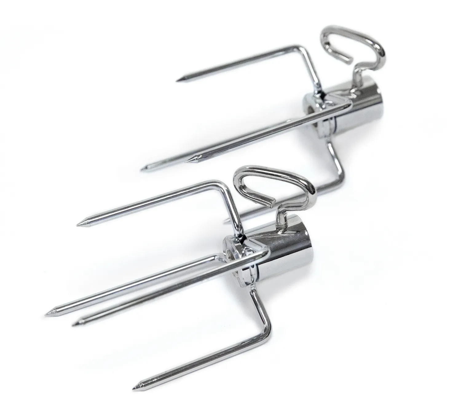 Broil King Draaispit Vorken Vernikkeld 3/8 inch staaf