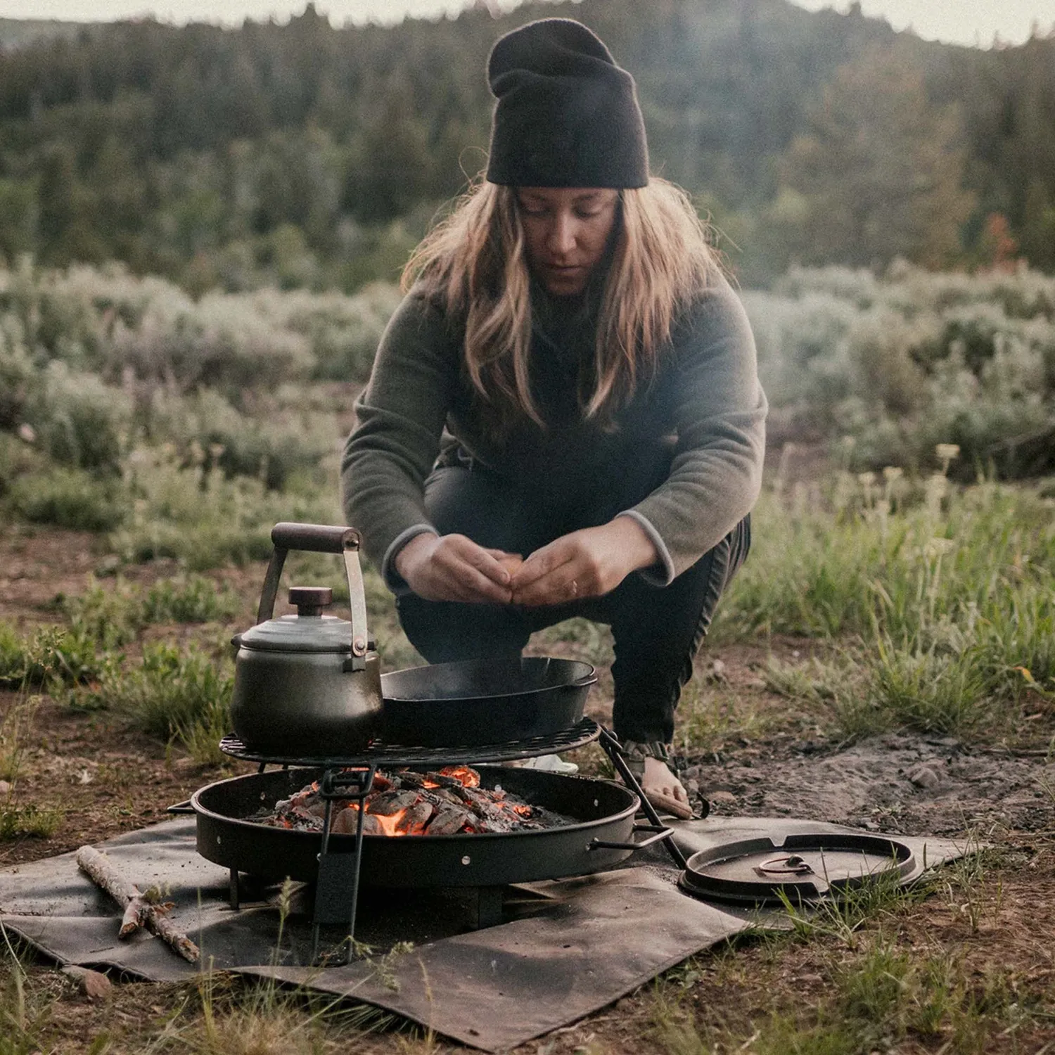 Barebones Fire & Grill grillmat large siliconen
