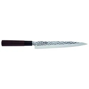 Konro Hammered Black sashimimes 21cm sushimes