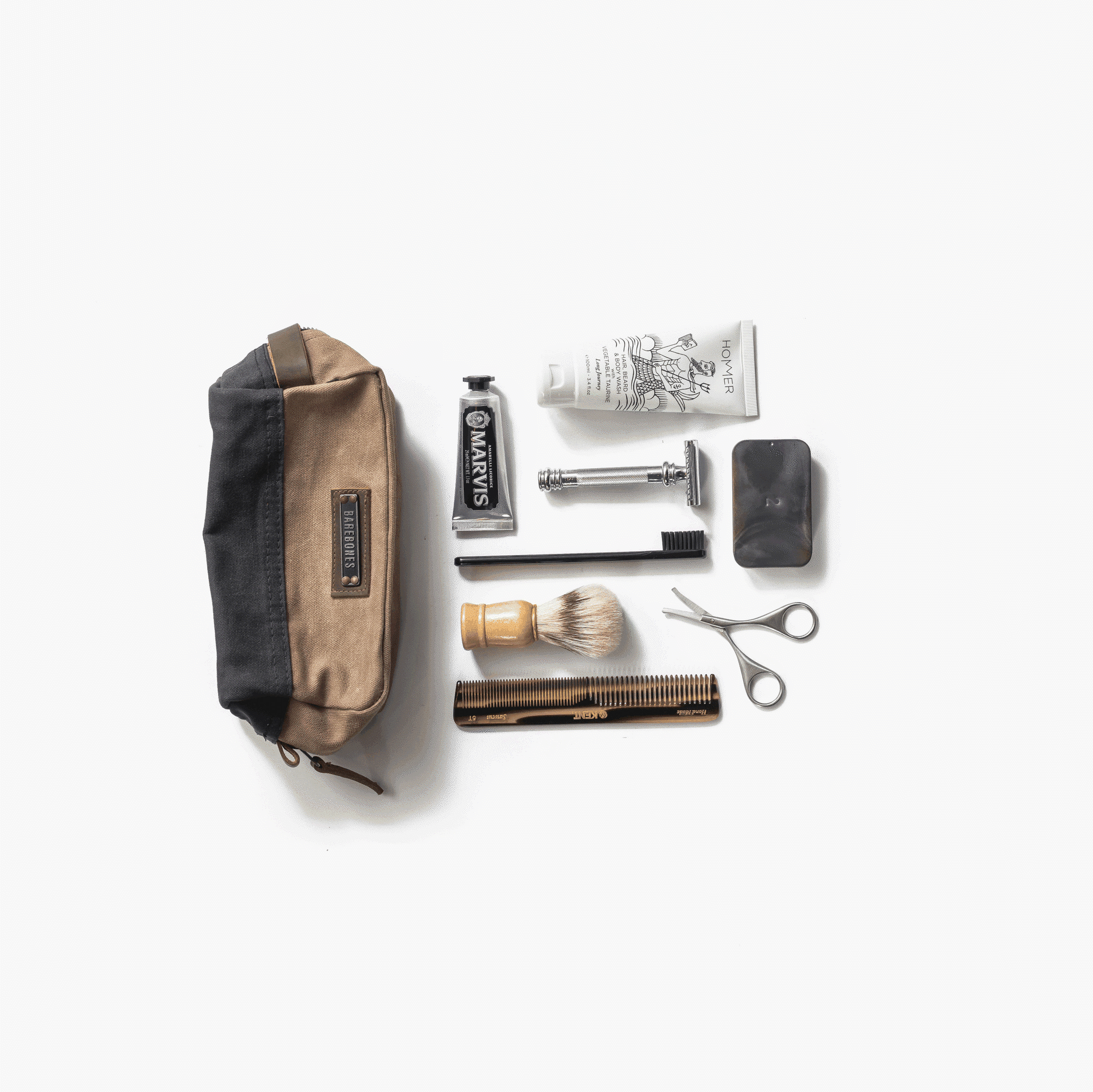 Barebones Neelum 3L toilettas khaki canvas