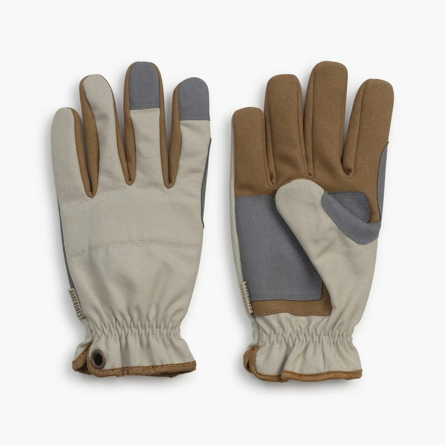 Bare Bones Living Leepa tuinhandschoenen Stone vegan leer
