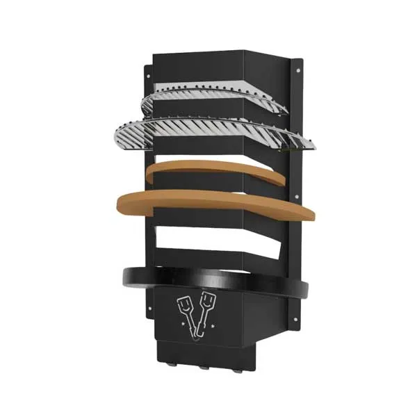 Sartons Accessoirehouder BBQ maat M zwart