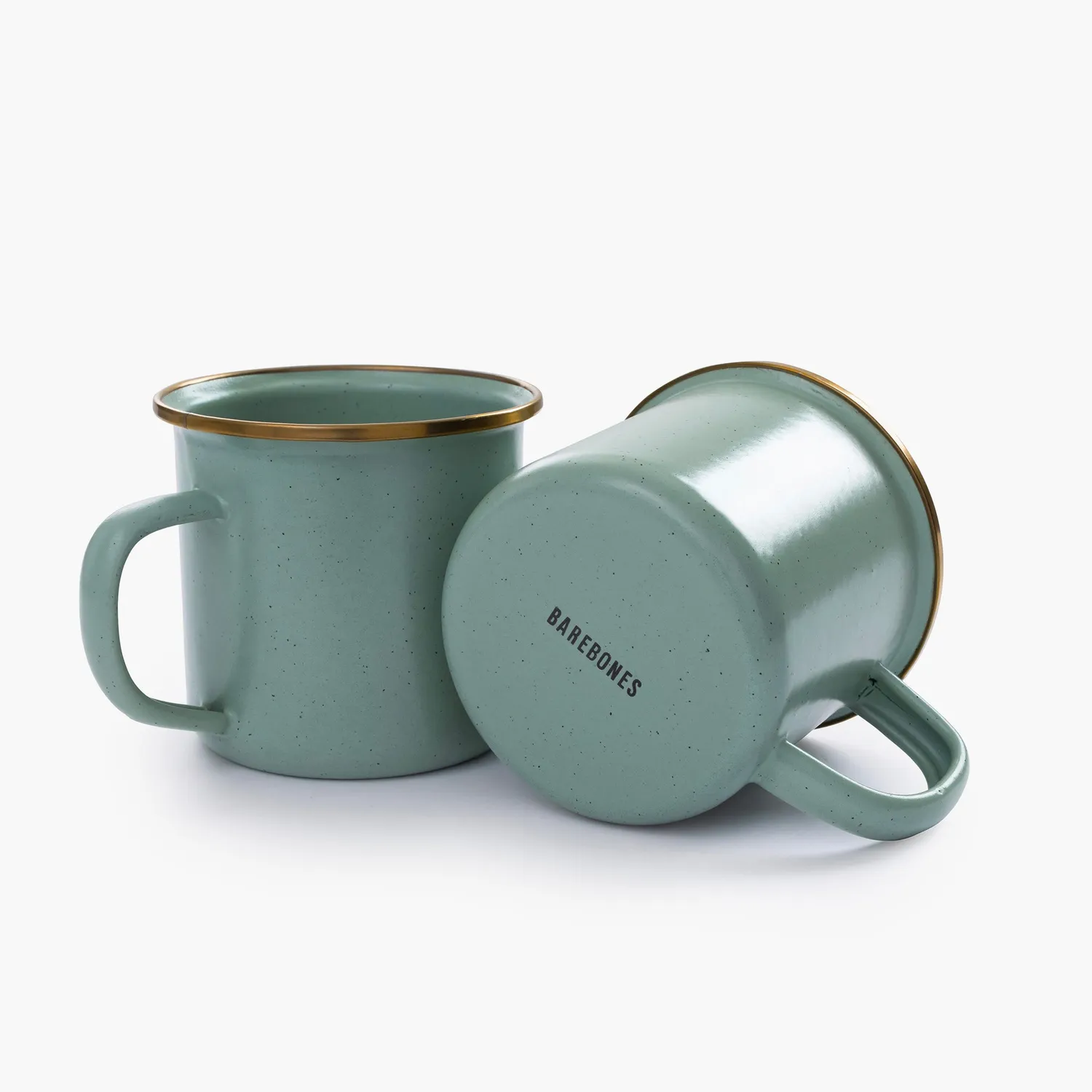 Bare Bones Living Enamelware Dining Mint emaille servies 2-delig