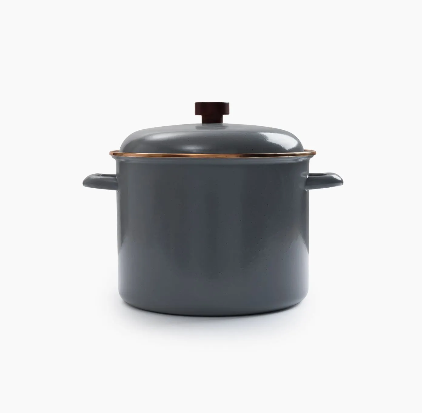 Bare Bones Living Enamel Stock Pot soeppan Eggshell emaille
