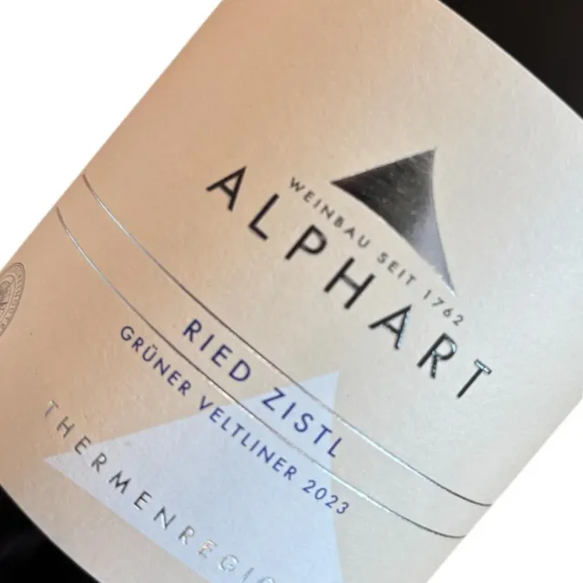Alphart Grüner Veltliner witte wijn Thermenregion