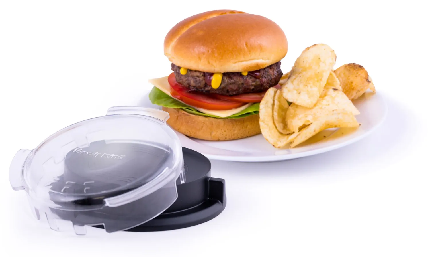 Broil King Deluxe hamburgerpers 3 maten vaatwasser