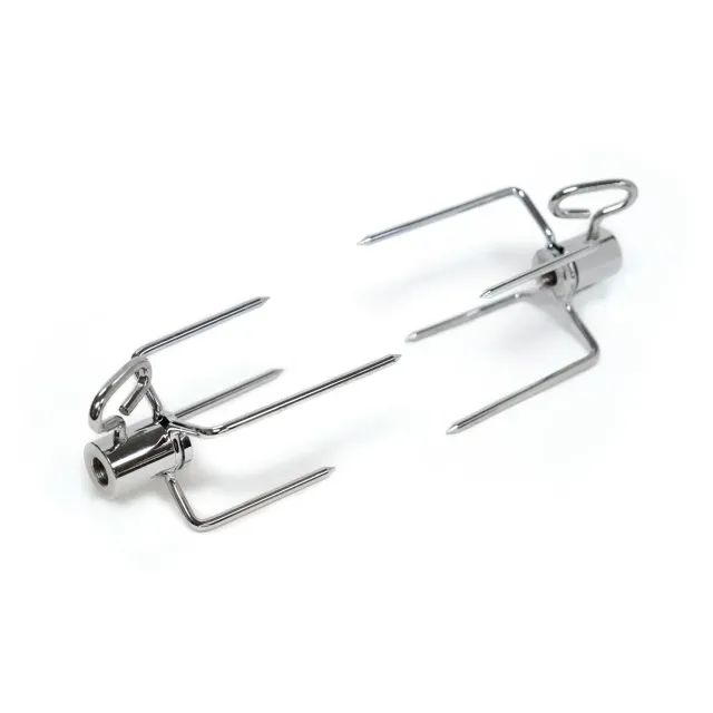 Broil King Draaispit Vorken Vernikkeld 3/8 inch staaf