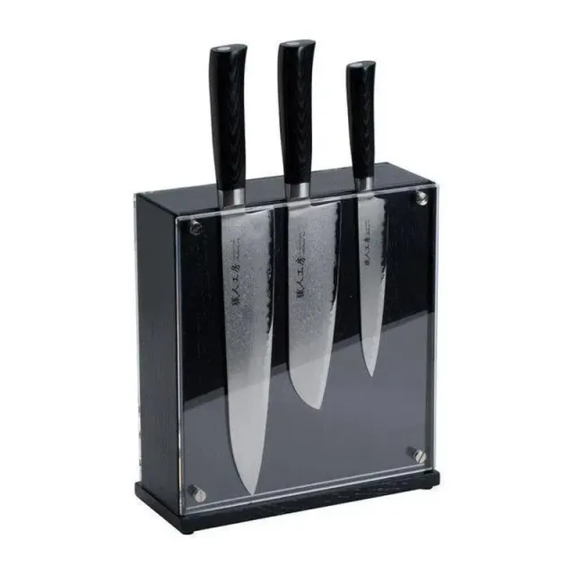 Konro Dubbelzijdig Magnetisch messenhouder bruin 26,5 cm