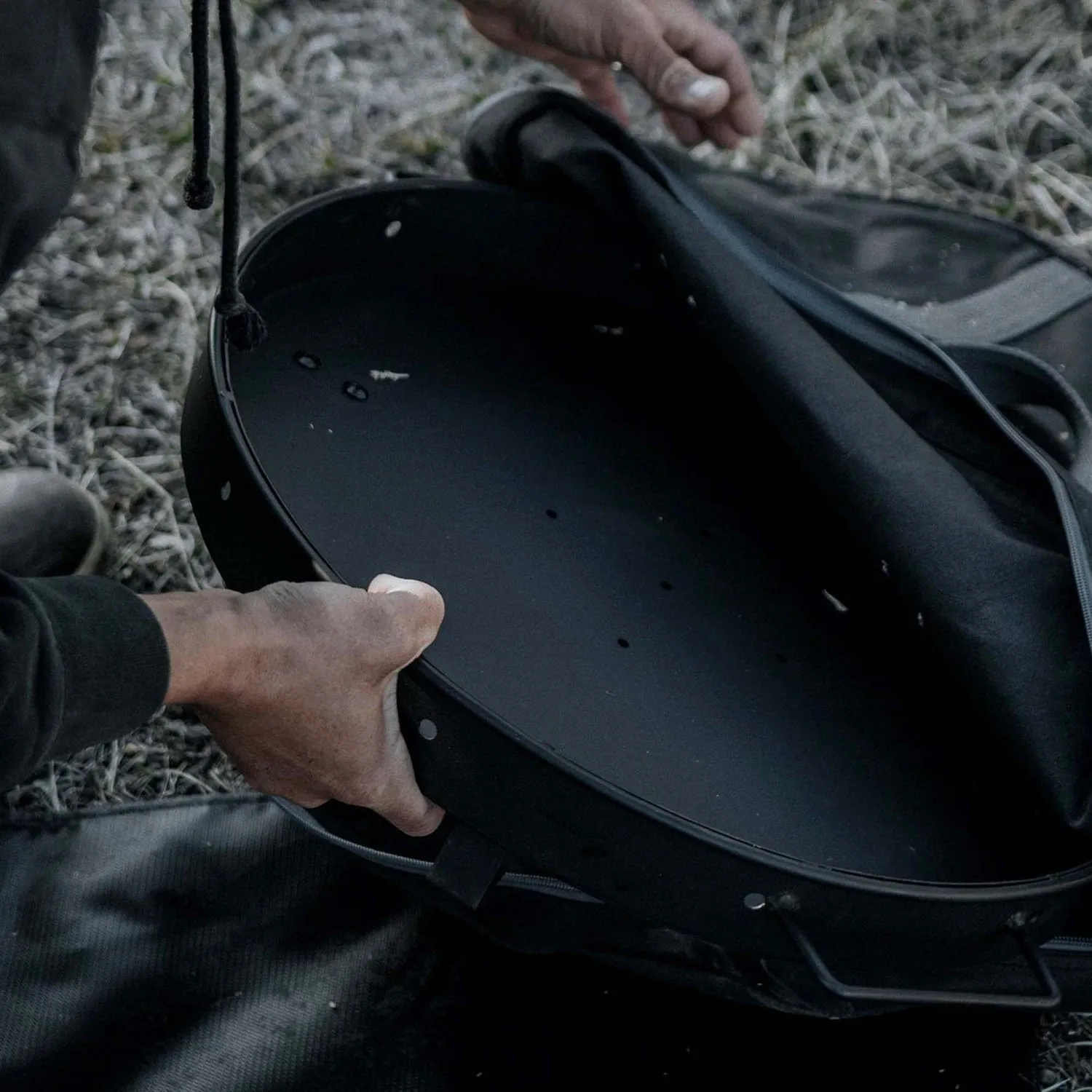 Bare Bones Living Cowboy Grill Charcoal Tray kolenbak staal