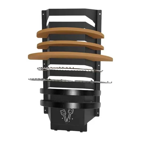 Sartons Accessoirehouder BBQ maat L zwart staal