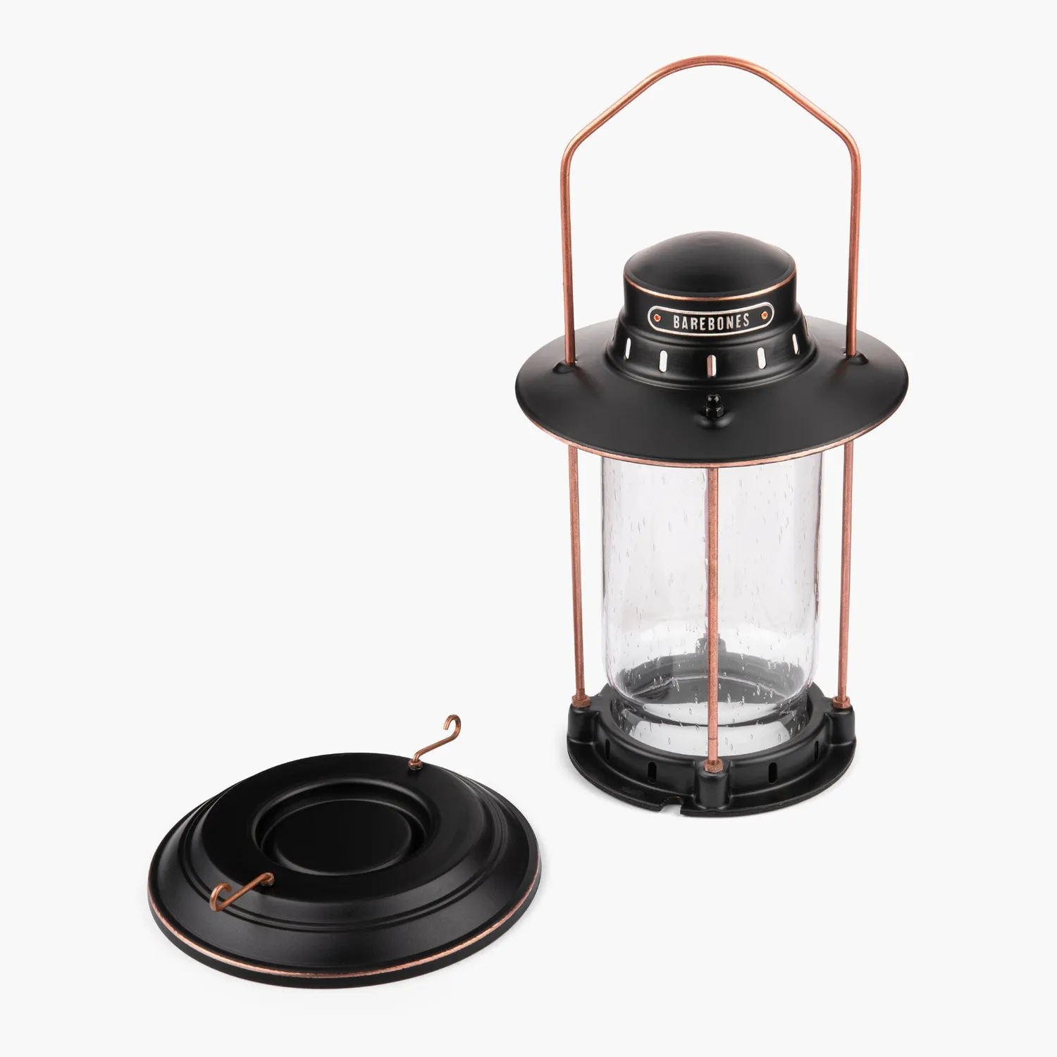 Bare Bones Hurricane Lantern lantaarn staal glas