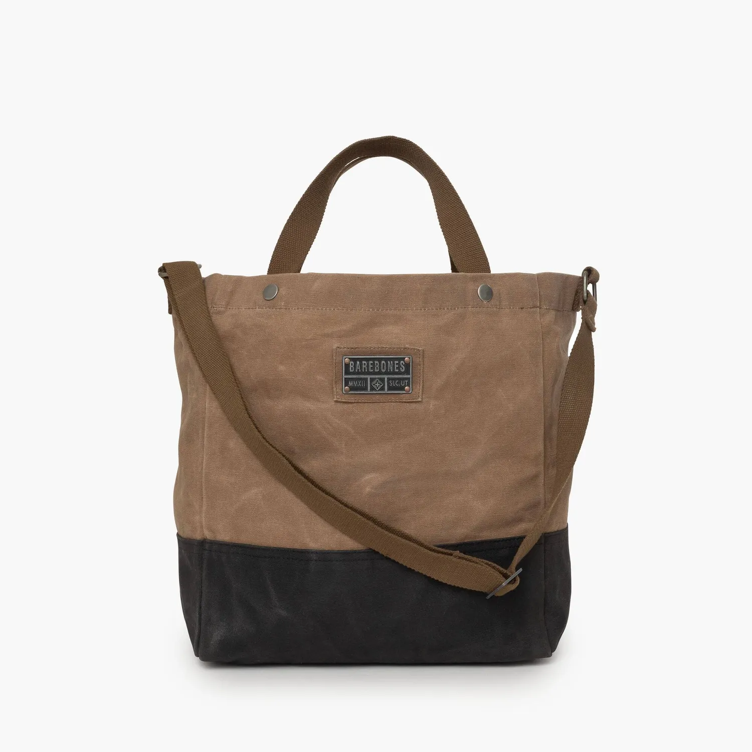 Bare Bones Living Neelum 40L Giant Tote draagtas khaki wax