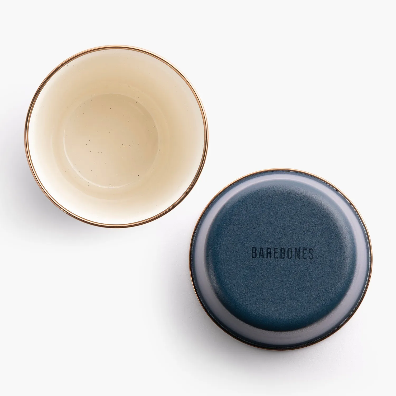 Barebones Enamel 2-Tone Tall Cup beker Indigo 2 stuks