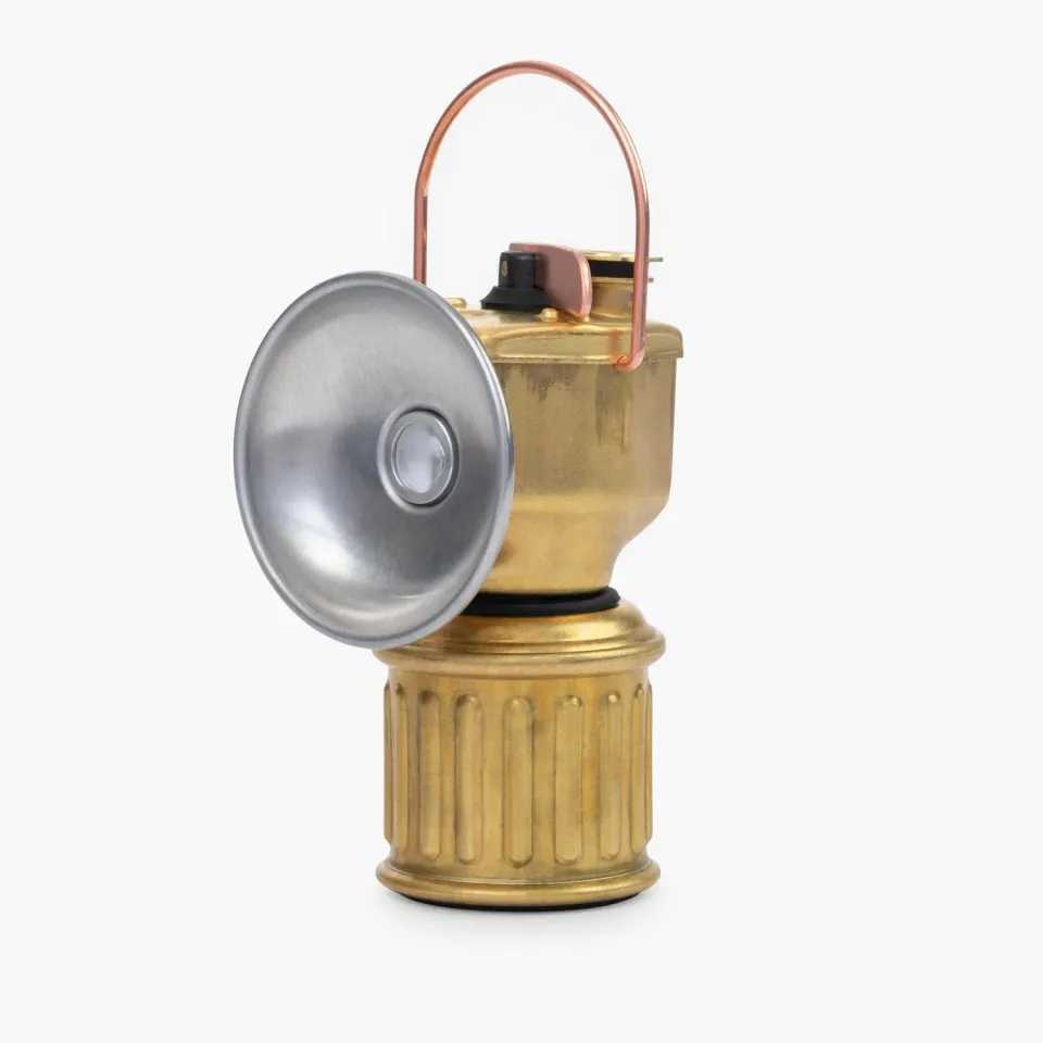 Bare Bones Living Miners Lantern messing dimbaar