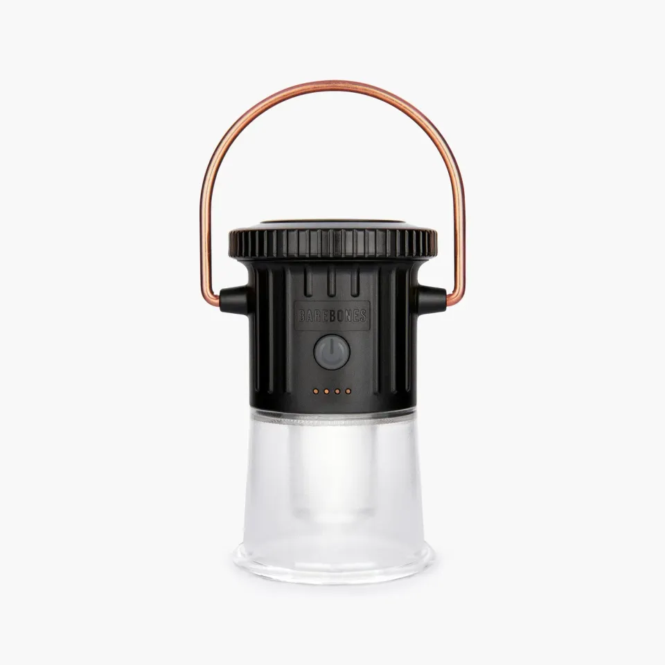 Bare Bones Living Hoodoo Light lantaarn zwart dimbaar