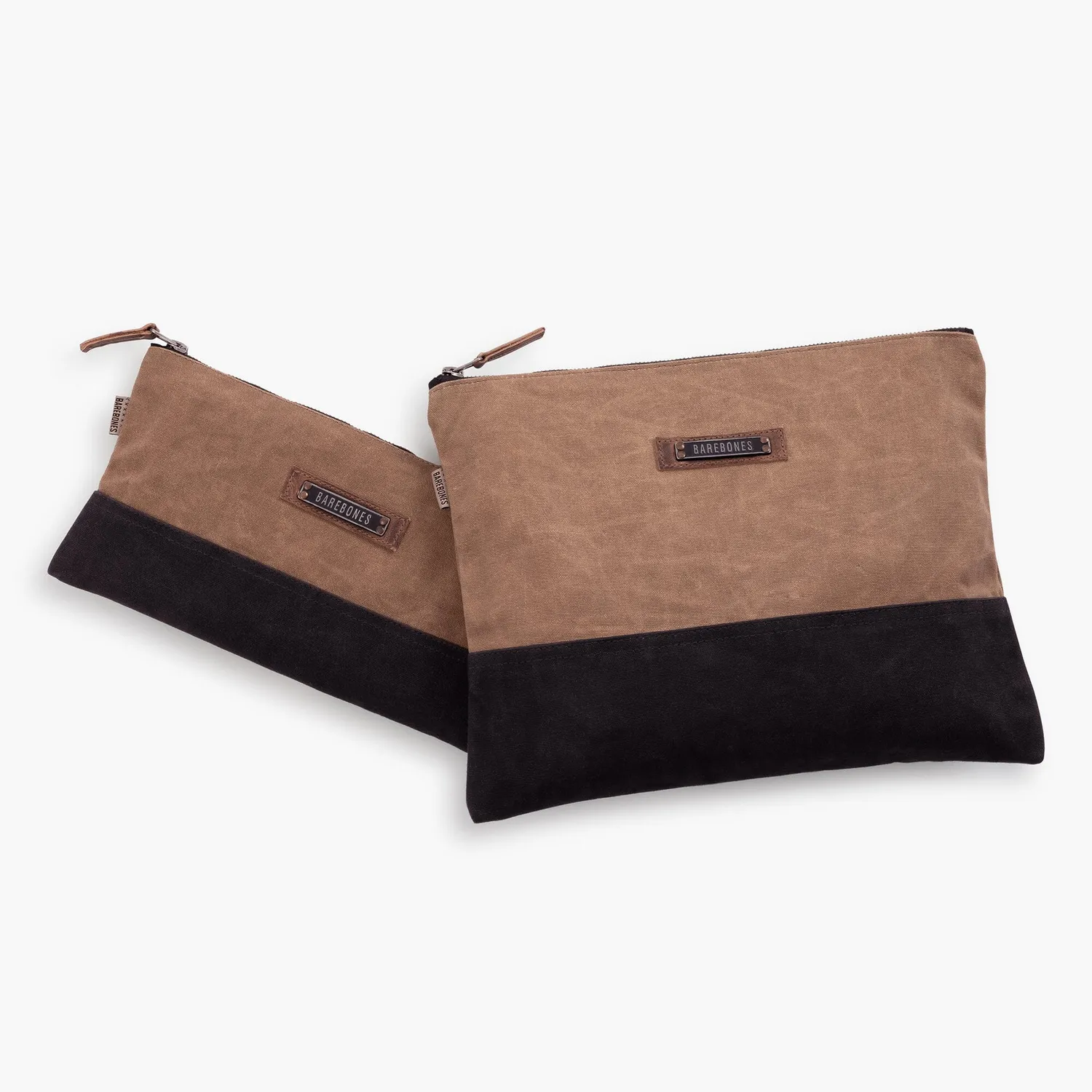 Bare Bones Living Neelum etui Khaki waxed canvas Large