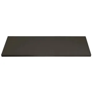 Snijplank zwart polyethyleen 120x45x2 cm