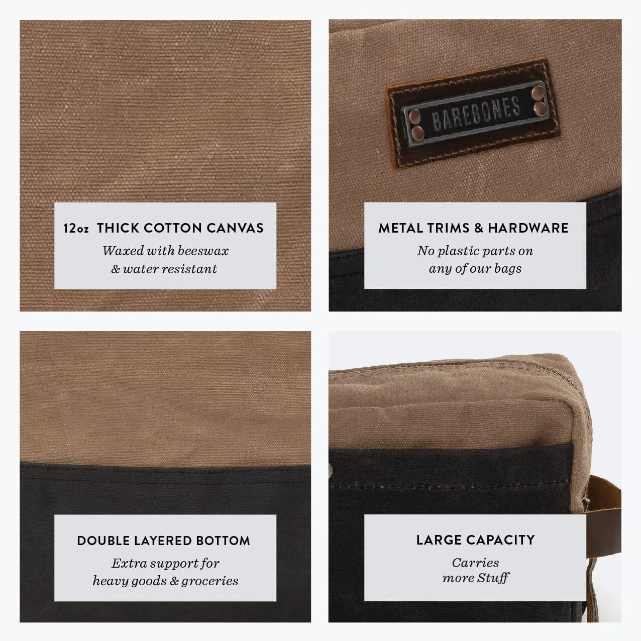 Barebones Neelum 3L toilettas khaki canvas