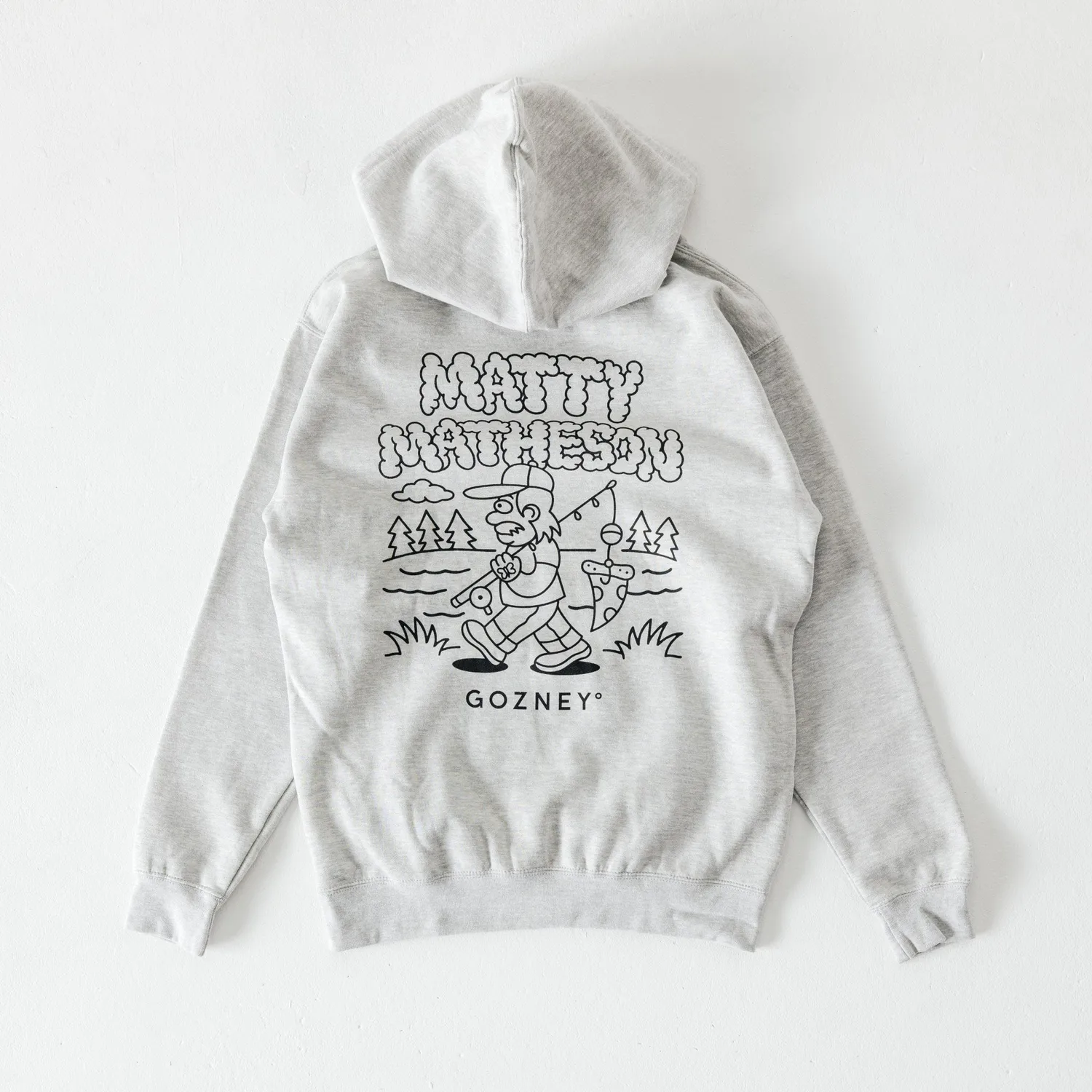 Gozney Camp Matty's World Hoodie trui zwaar katoen