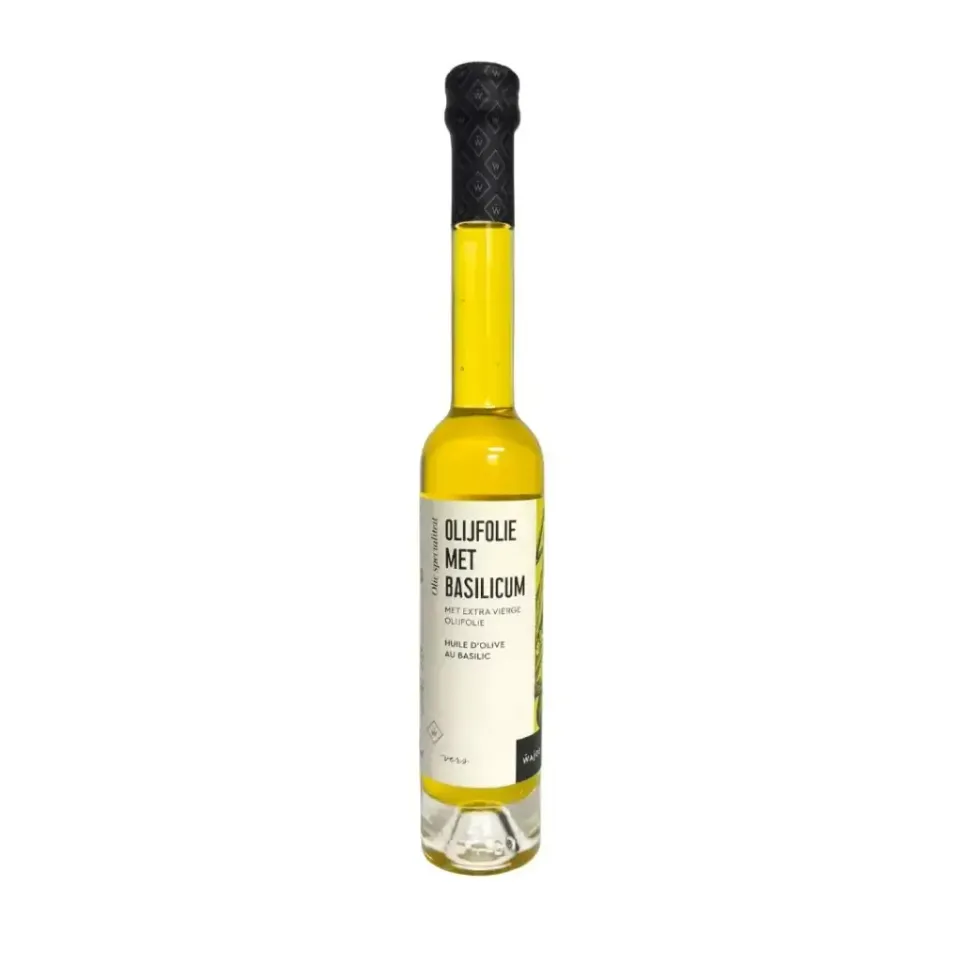 Sartons Olijfolie Basilicum 100 ml Koudgeperst