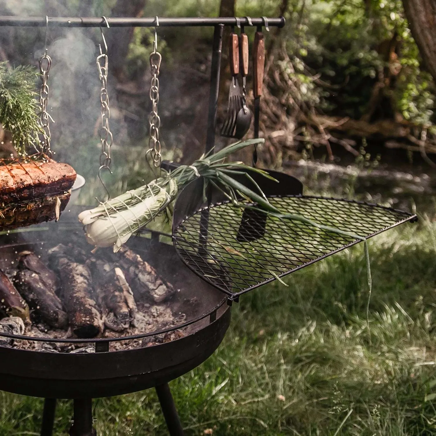 Barebones Cowboy grillrooster 30 inch extra kookvlak