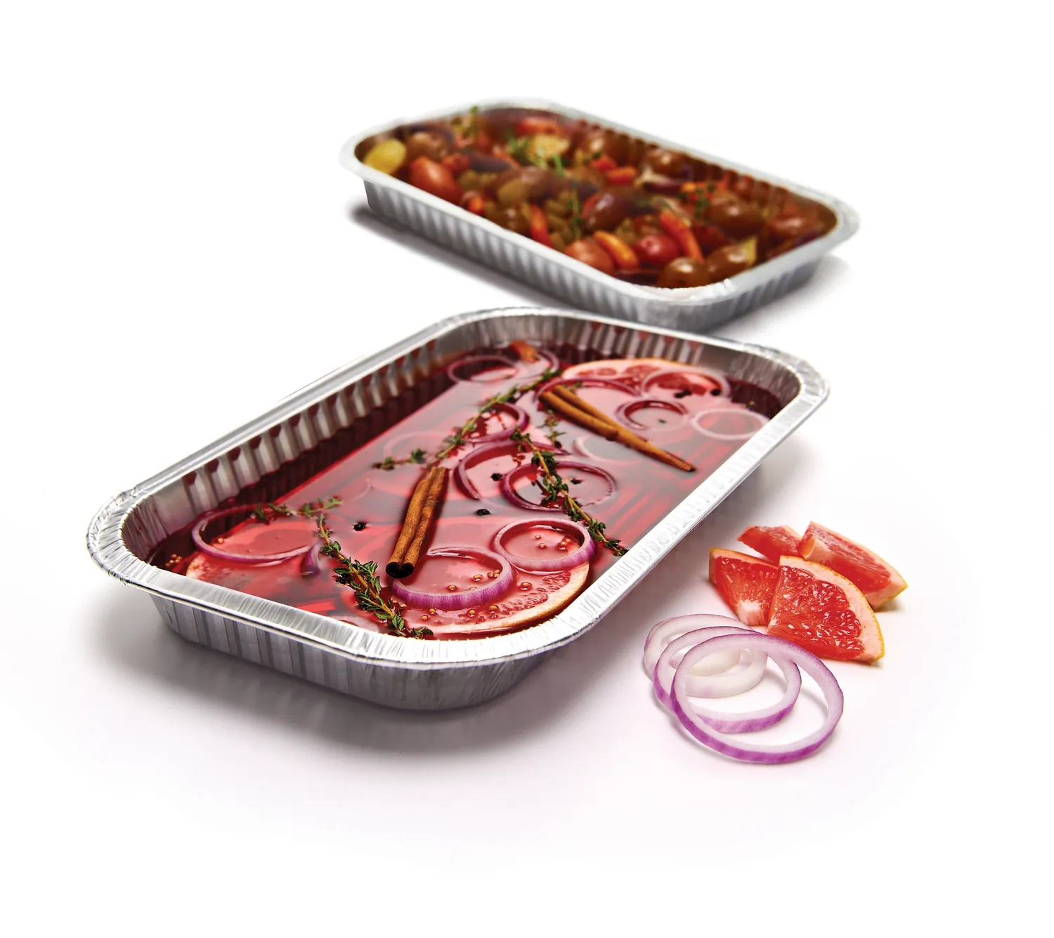 Broil King druippan aluminium smal 3 stuks 15x36 cm