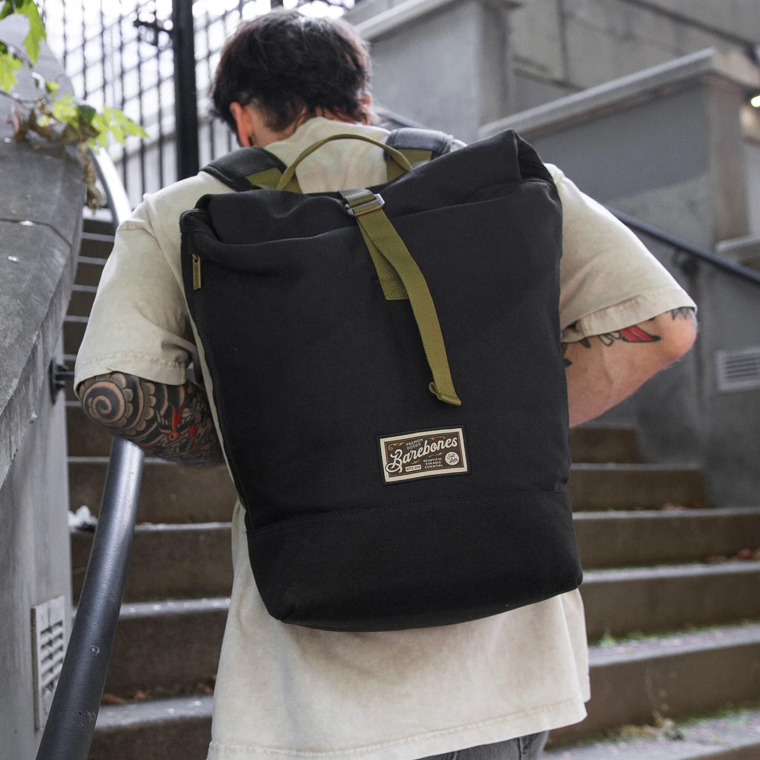 Bare Bones Mōdeer Rolltop Rugzak 25L dry-waxed