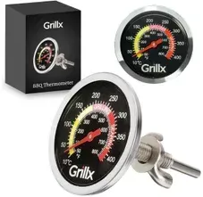 Grillx Monteerbare Thermometer bbq 50-400°C rvs