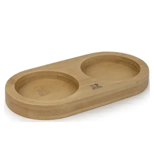 Peugeot Linea plateau bamboe voor peper- en zoutmolens