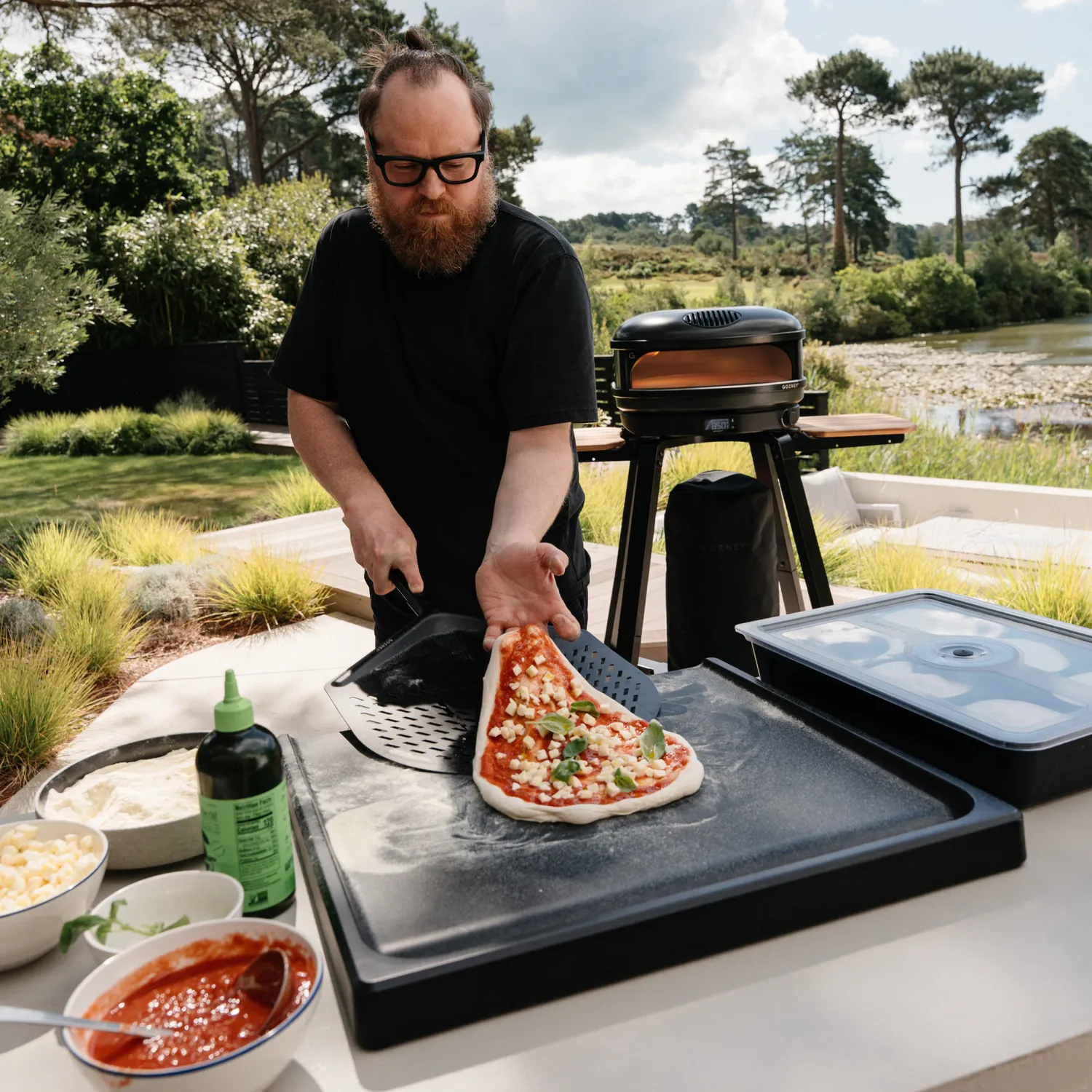 Gozney Pizza Prep Board deegplank 16 inch