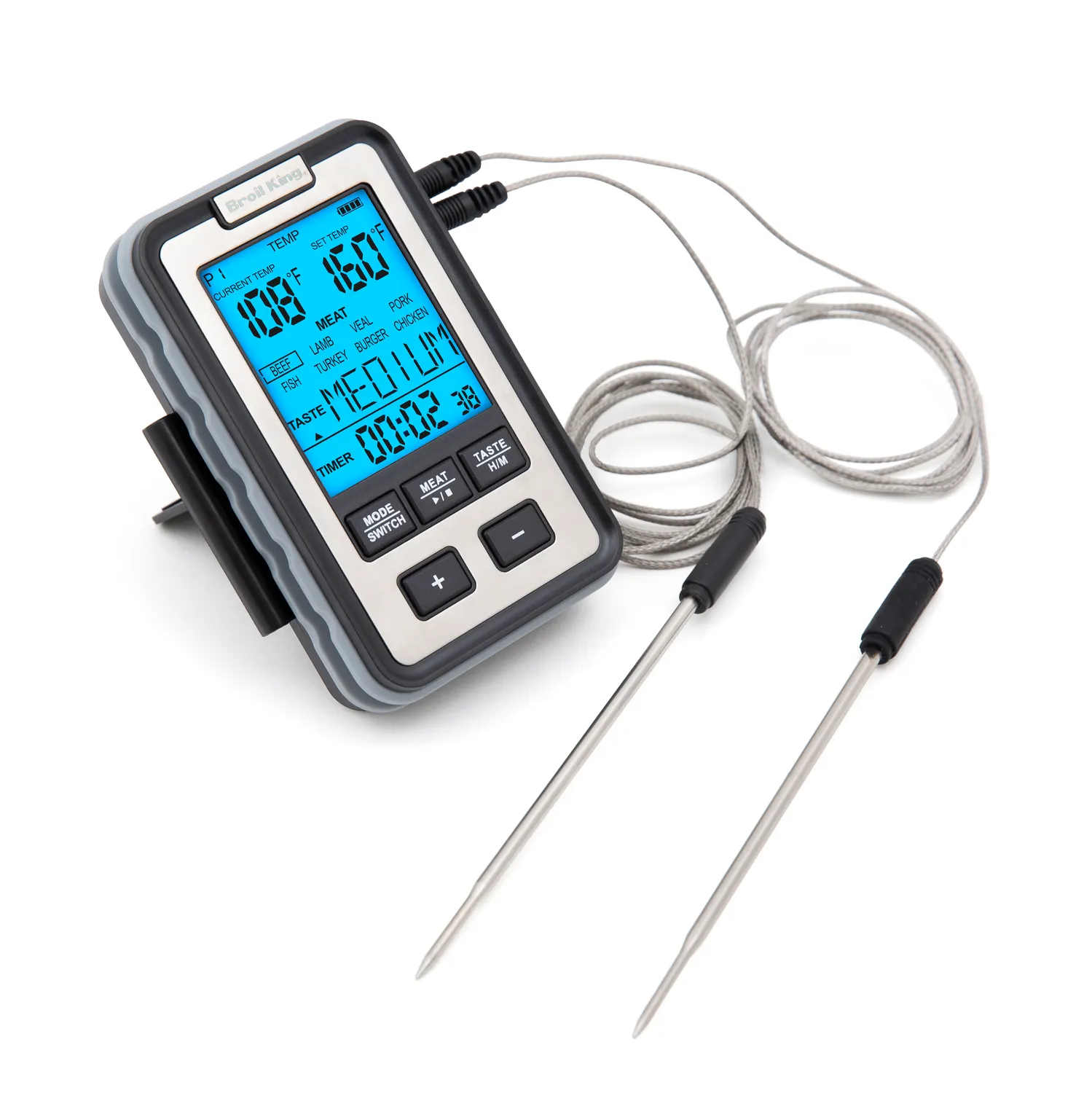 Broil King zijtafel thermometer 2 probes digitaal