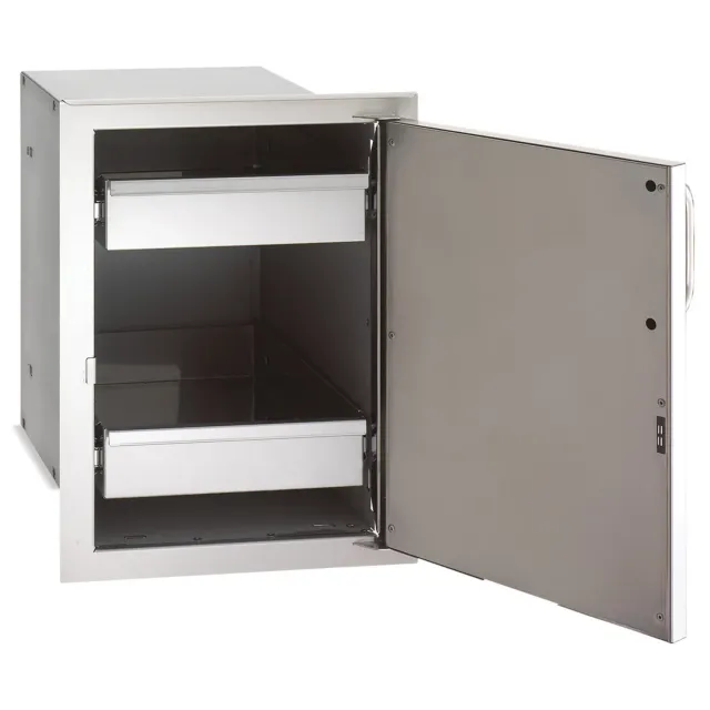 Fire Magic Select Enkele Deur met Dubbele Lade RVS