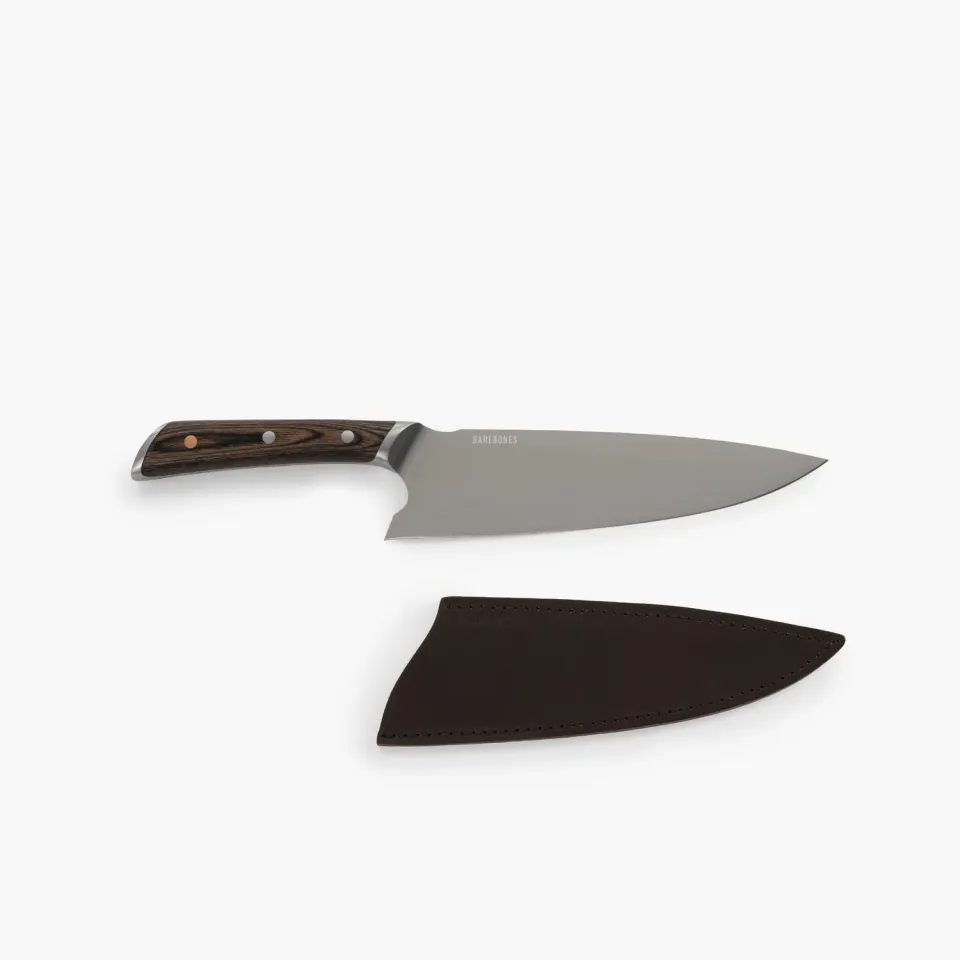 Bare Bones Living No. 8 Chef Knife koksmes pakkahout
