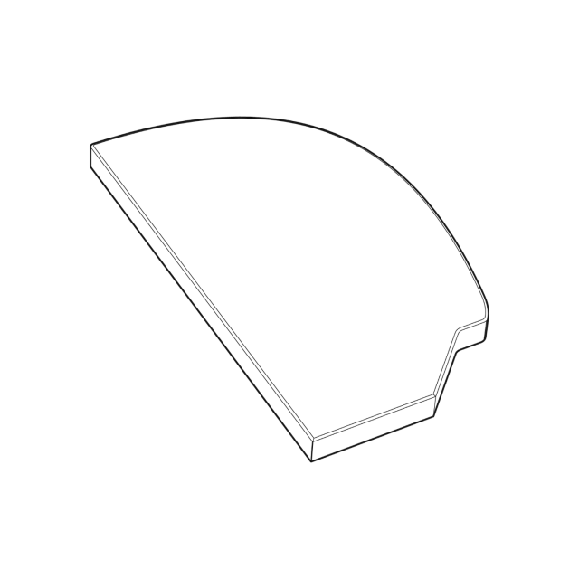 Gozney Dome S1 Replacement Stone Kit pizzasteen rechts