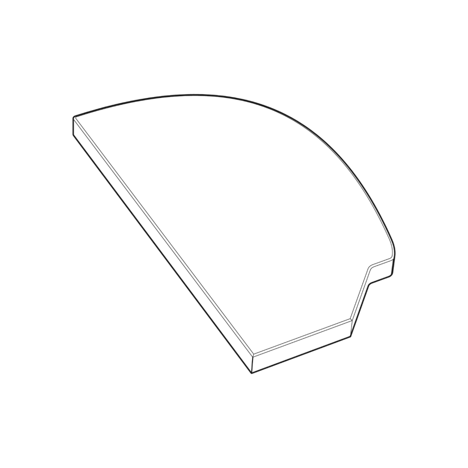 Gozney Dome S1 Replacement Stone Kit pizzasteen rechts