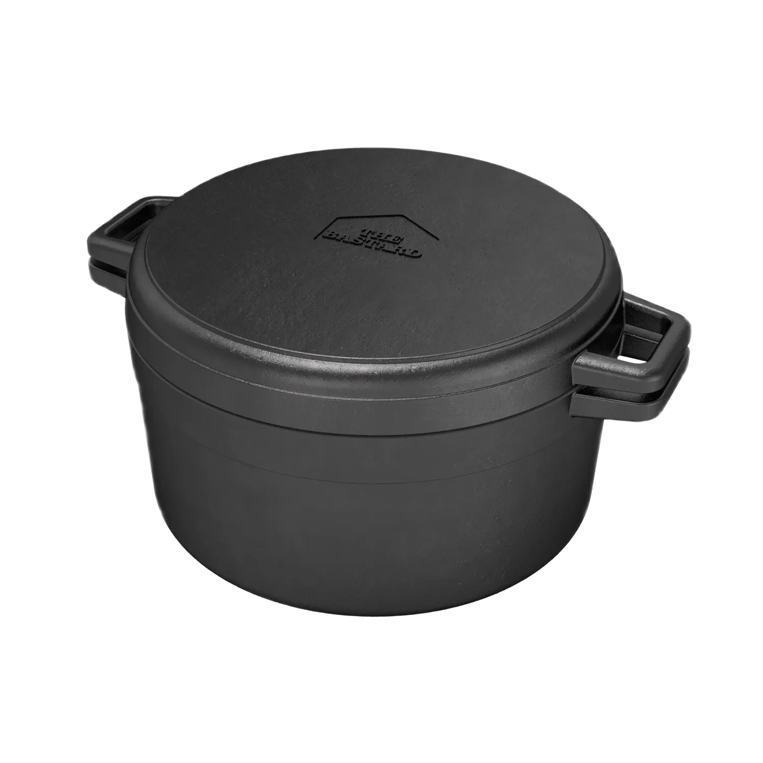 The Bastard Dutch Oven Griddle Large 28 cm braadpan gietijzer
