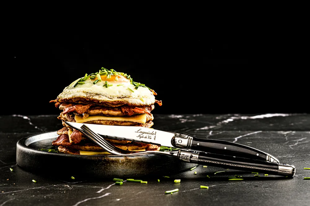 Sartons Premium Line Vorken Zwart barbecue bestek