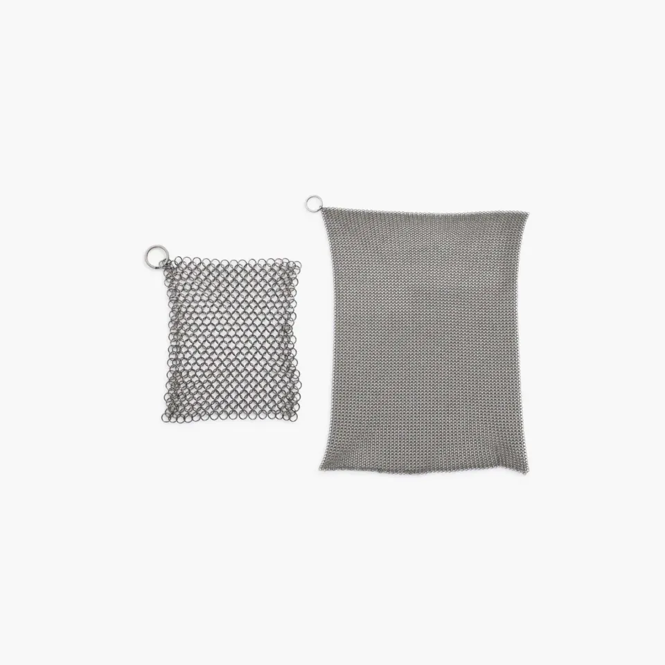 Bare Bones Living Cleaning Mesh rvs reinigingsgaas grof gietijzer