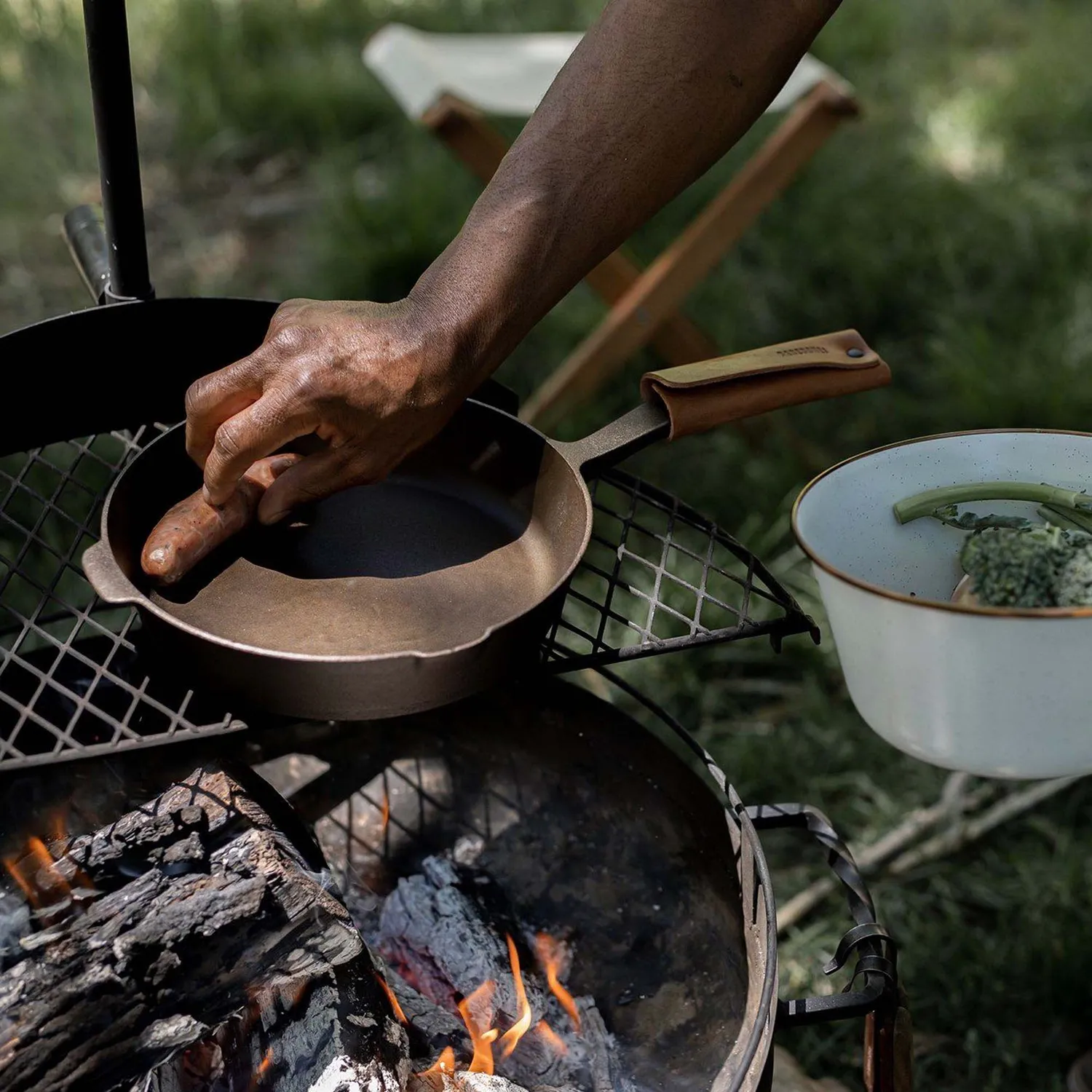 Bare Bones All-In-One Cast Iron skillet 10 inch gietijzer
