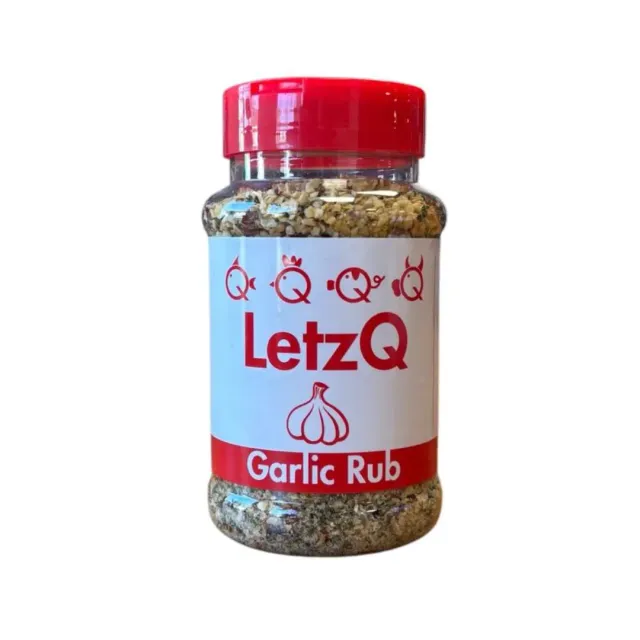 LetzQ Garlic Rub kruidenmix knoflook 325 gram
