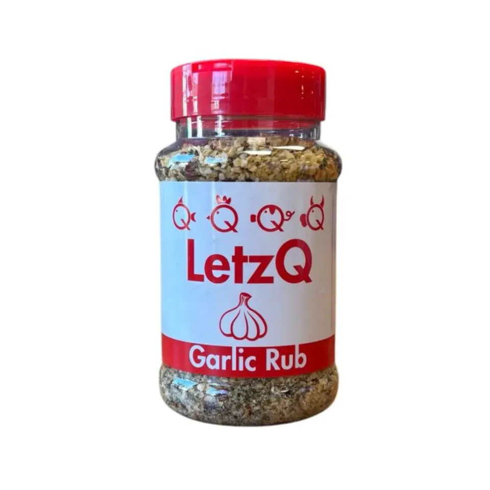 LetzQ Garlic Rub kruidenmix knoflook 325 gram