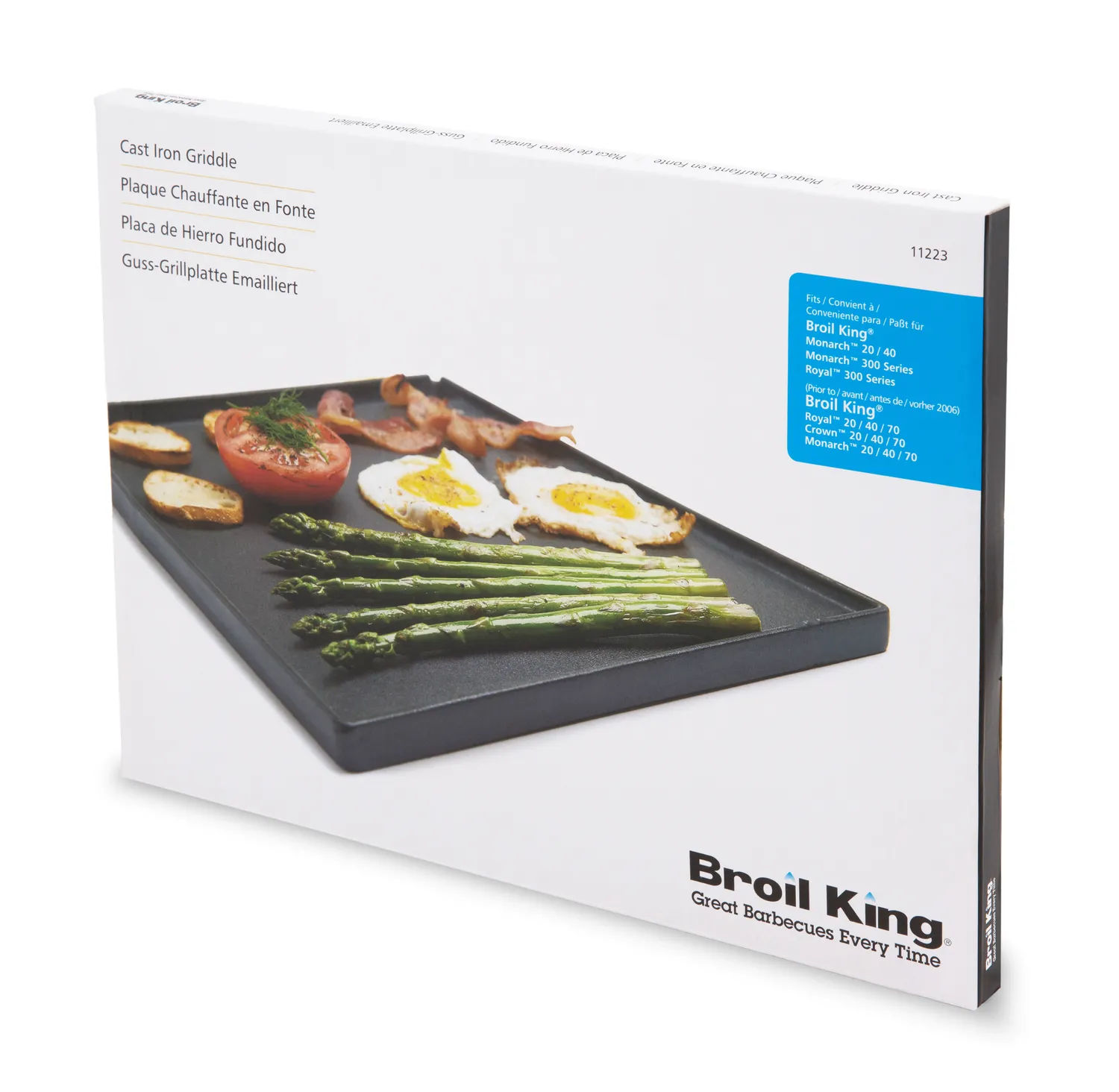 Broil King Monarch bakplaat gietijzer omkeerbaar