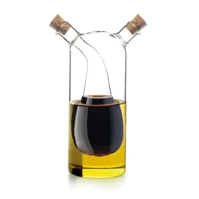 Sartons Duo olie- en azijnschenker glas 90/260 ml