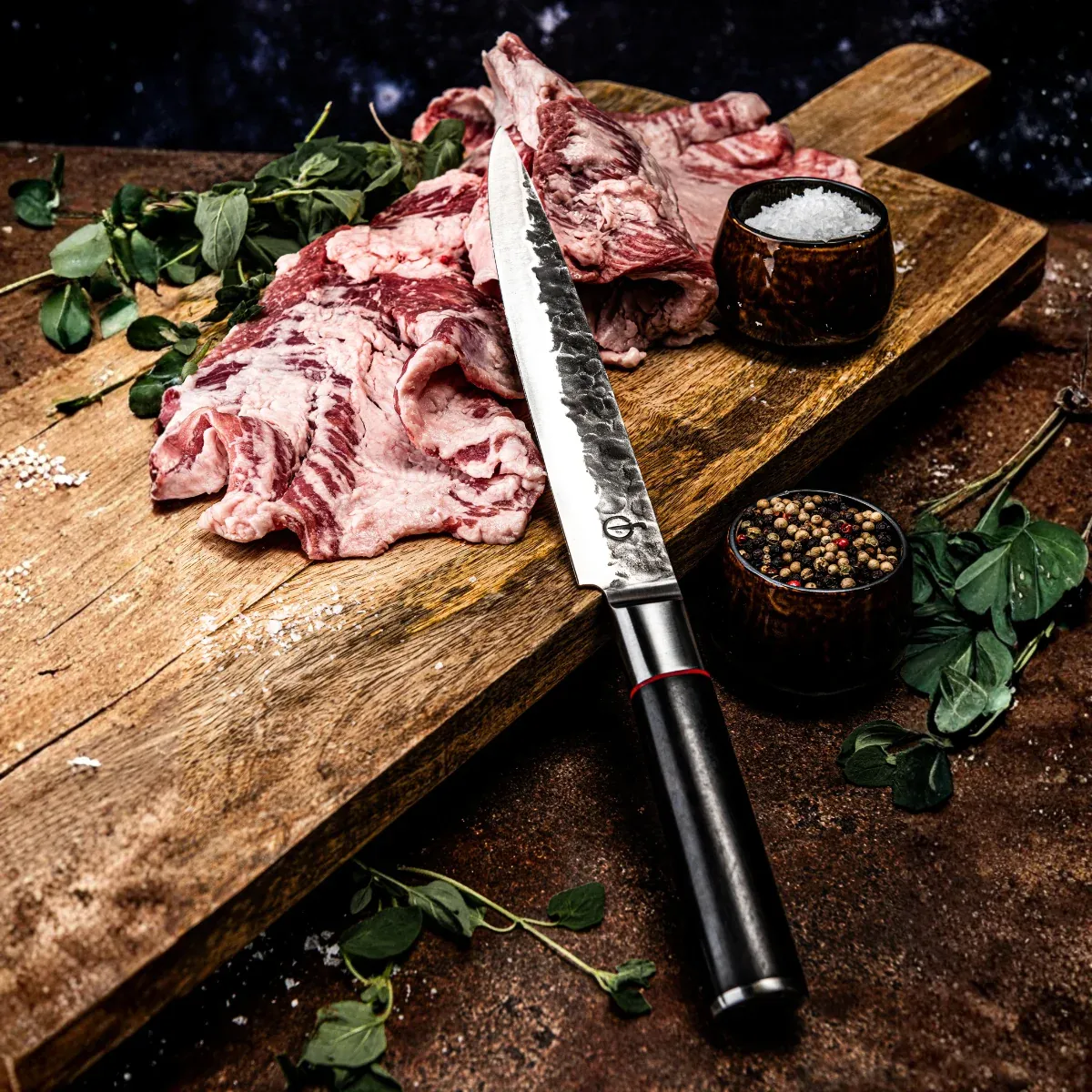 Sartons Forged Sebra Vleesmes Gesmeed RVS