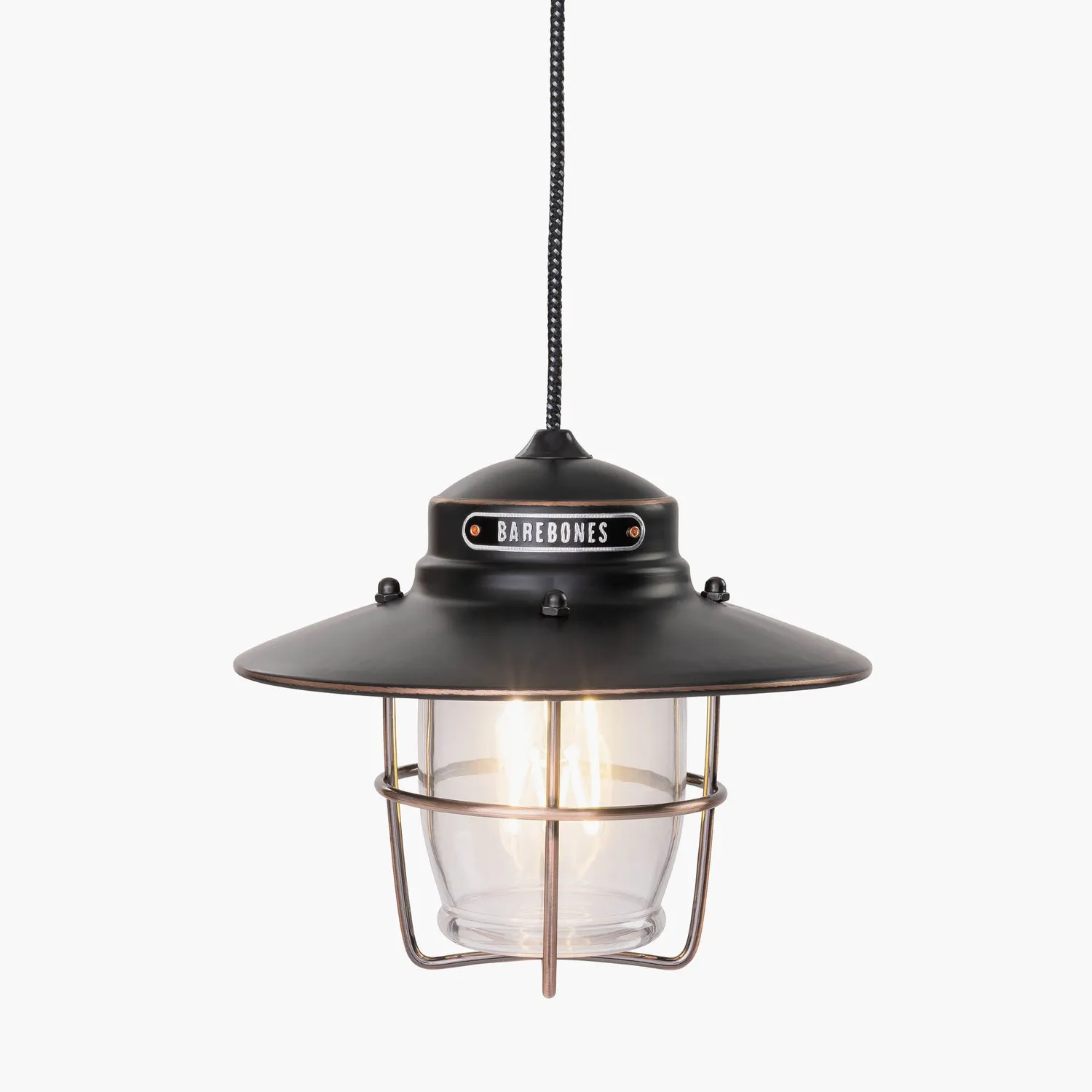 Bare Bones Living Outpost hanglamp antique bronze USB-C